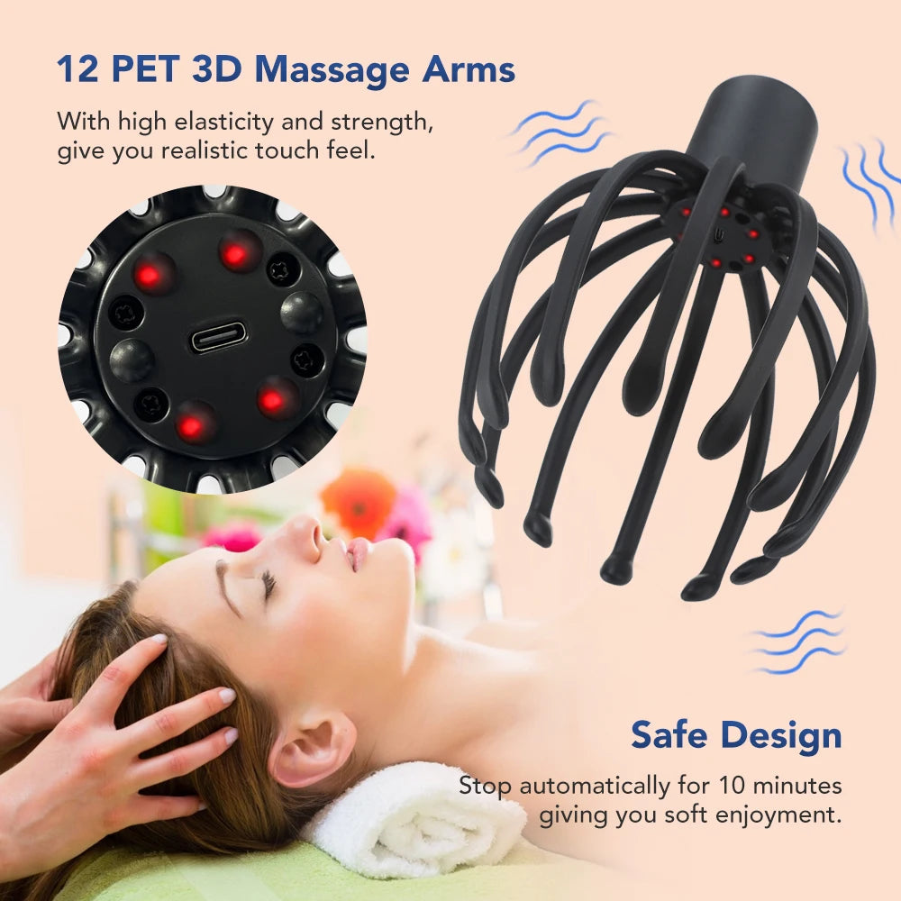 Electric Head Scalp Massager