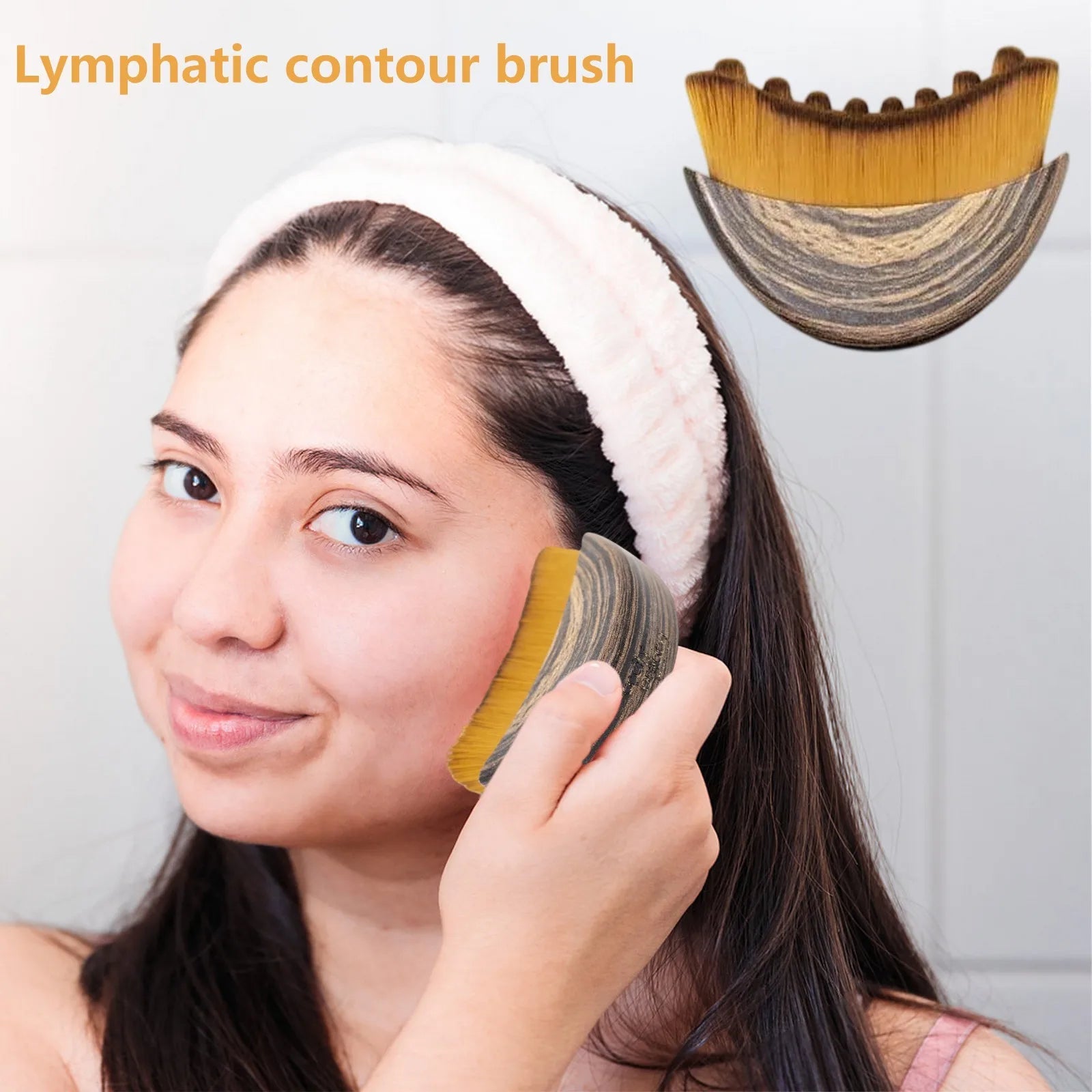Portable Lymphatic Contour Face Brush