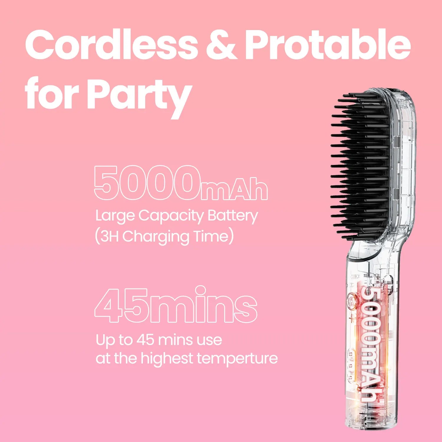 3 In 1 Hot Air Dryer Negative Ion Brush