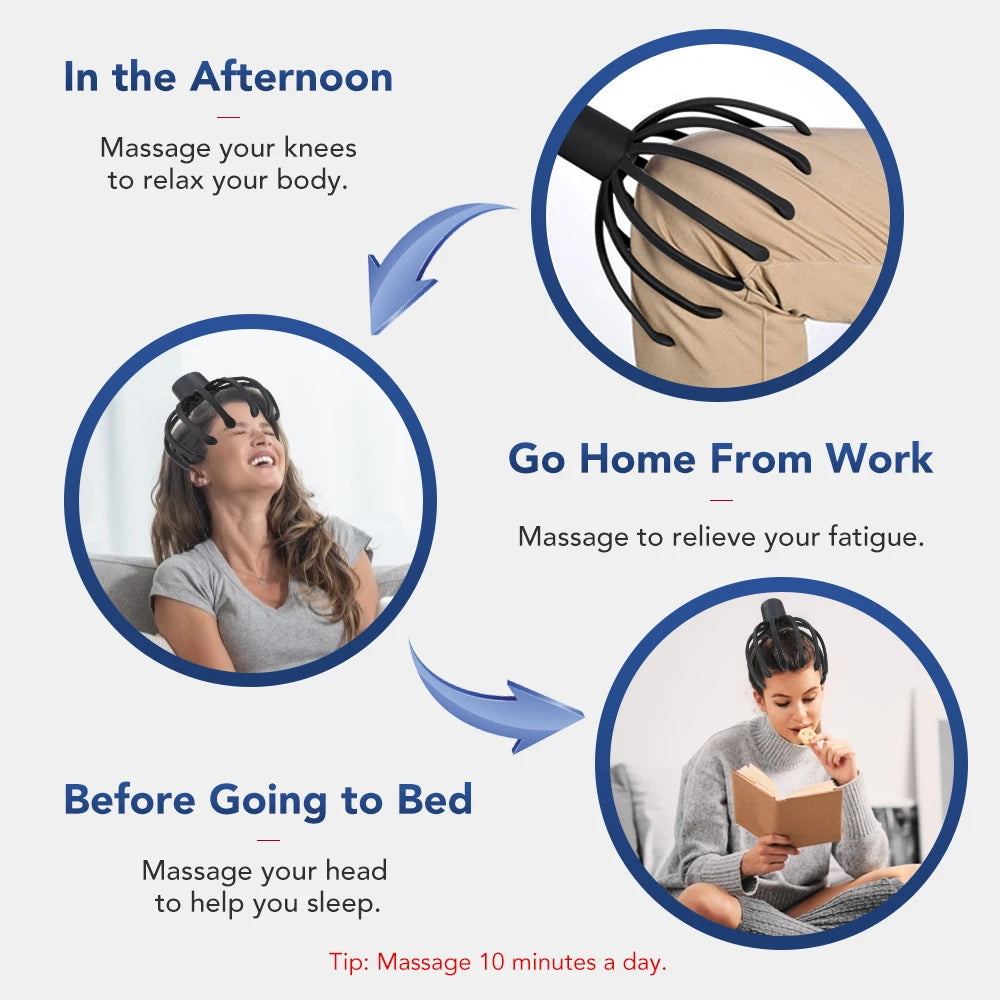 Electric Head Scalp Massager