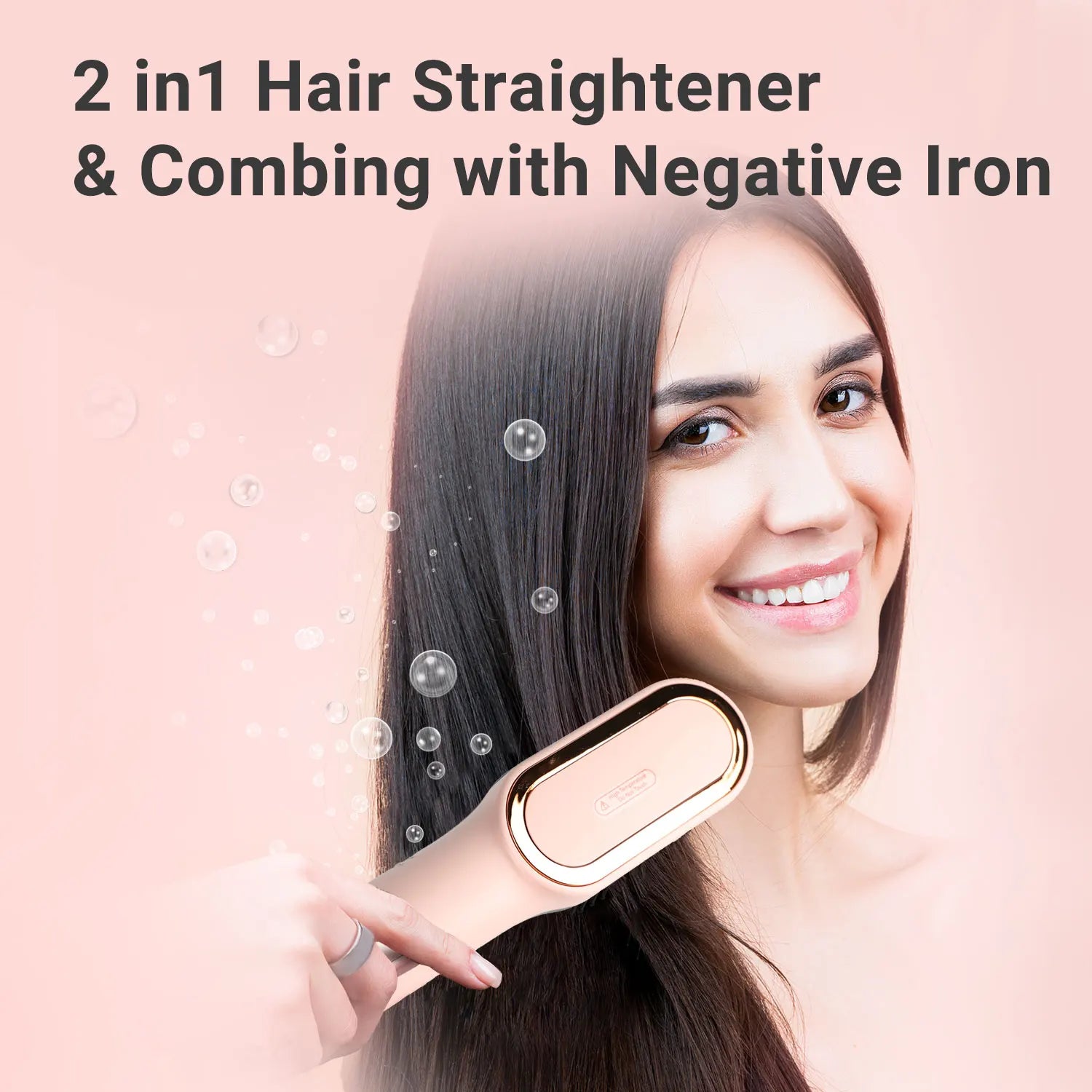 3 In 1 Hot Air Dryer Negative Ion Brush