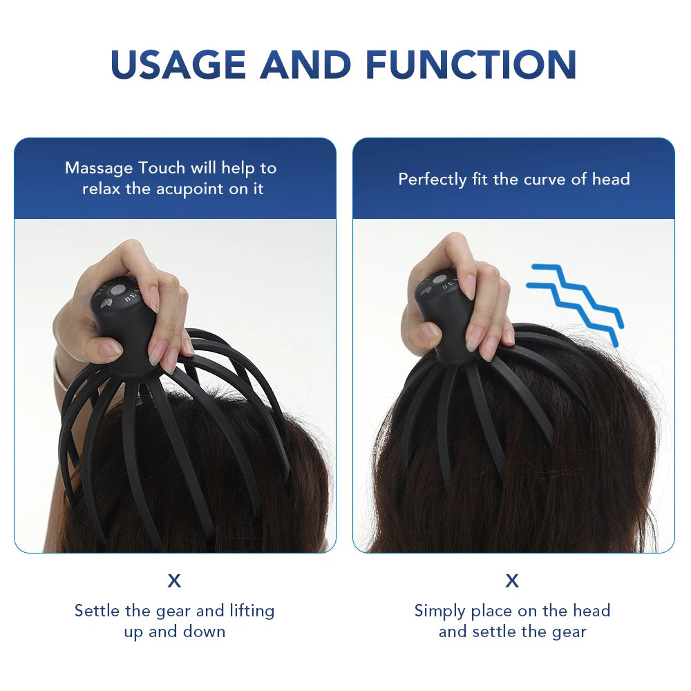 Electric Head Scalp Massager