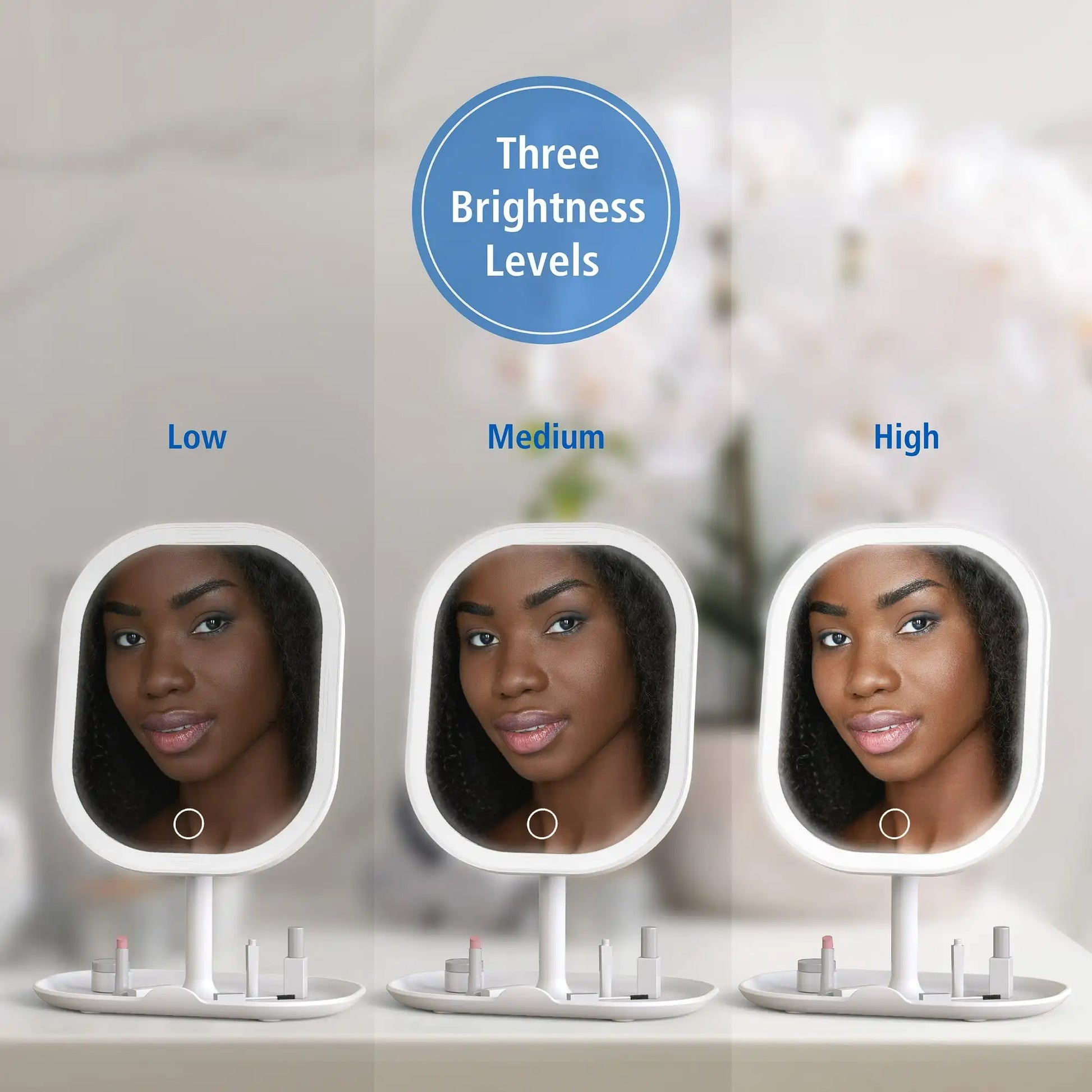 Rechargeable Vanity Mirror with Lights